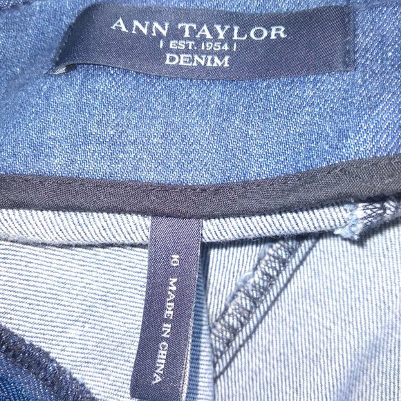 Ann Taylor jeans Skirt size 10 - Picture 6 of 6